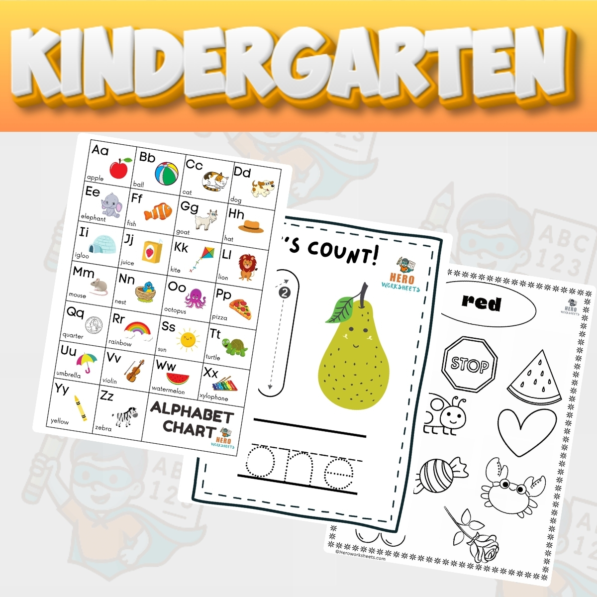 Home 3 Kindergarten Worksheets Printables