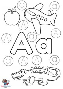 Preschool Letter A Worksheet PDF Free Download