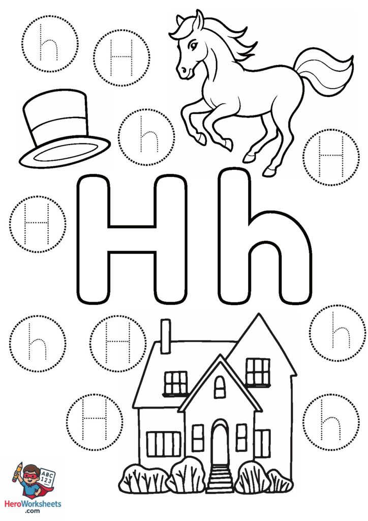 Preschool Alphabet Letters Worksheets PDF Free Download