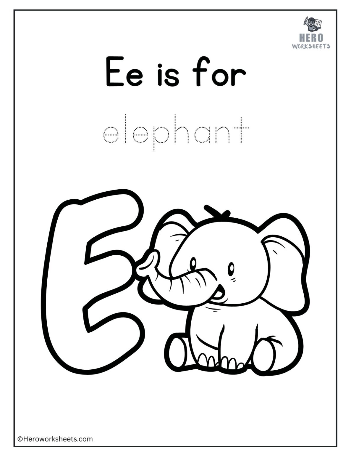 Free Download Alphabet Coloring Printable Worksheets in PDF