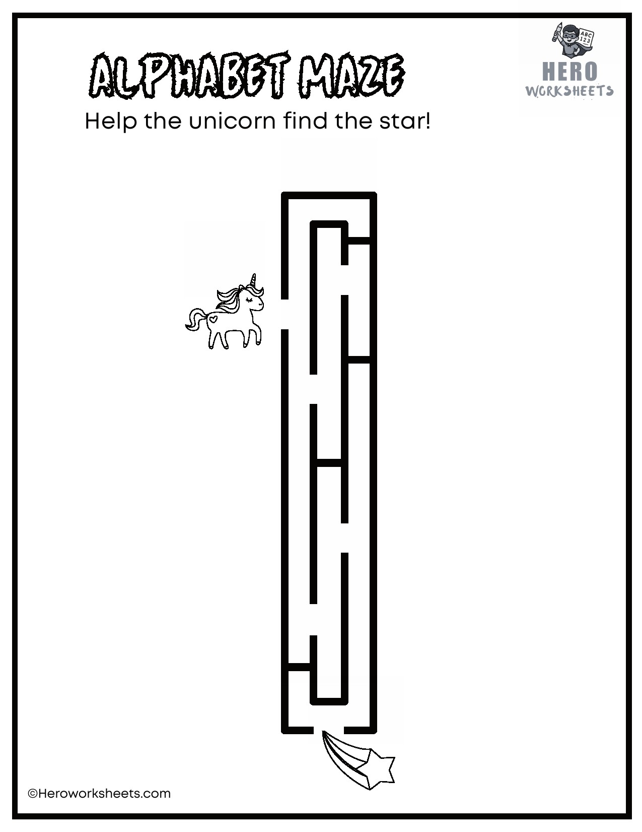 Uppercase Alphabet Mazes Worksheets 10 Uppercase Letter I Maze Worksheet
