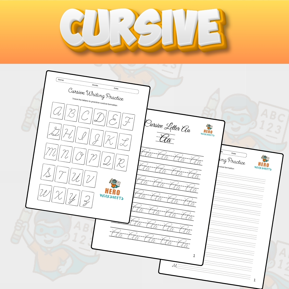 Home 9 Cursive Letter Writing Worksheets Printables Bundles