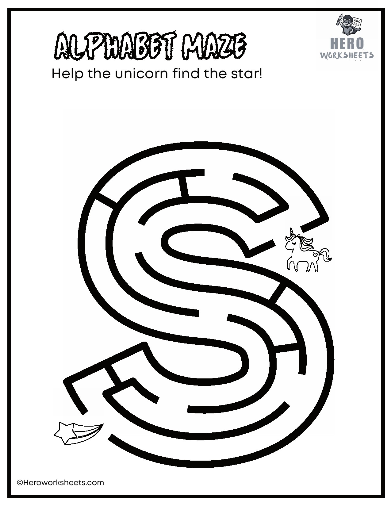 Lowercase Alphabet Mazes Worksheets 20 Lowercase Alphabet s Maze Worksheet