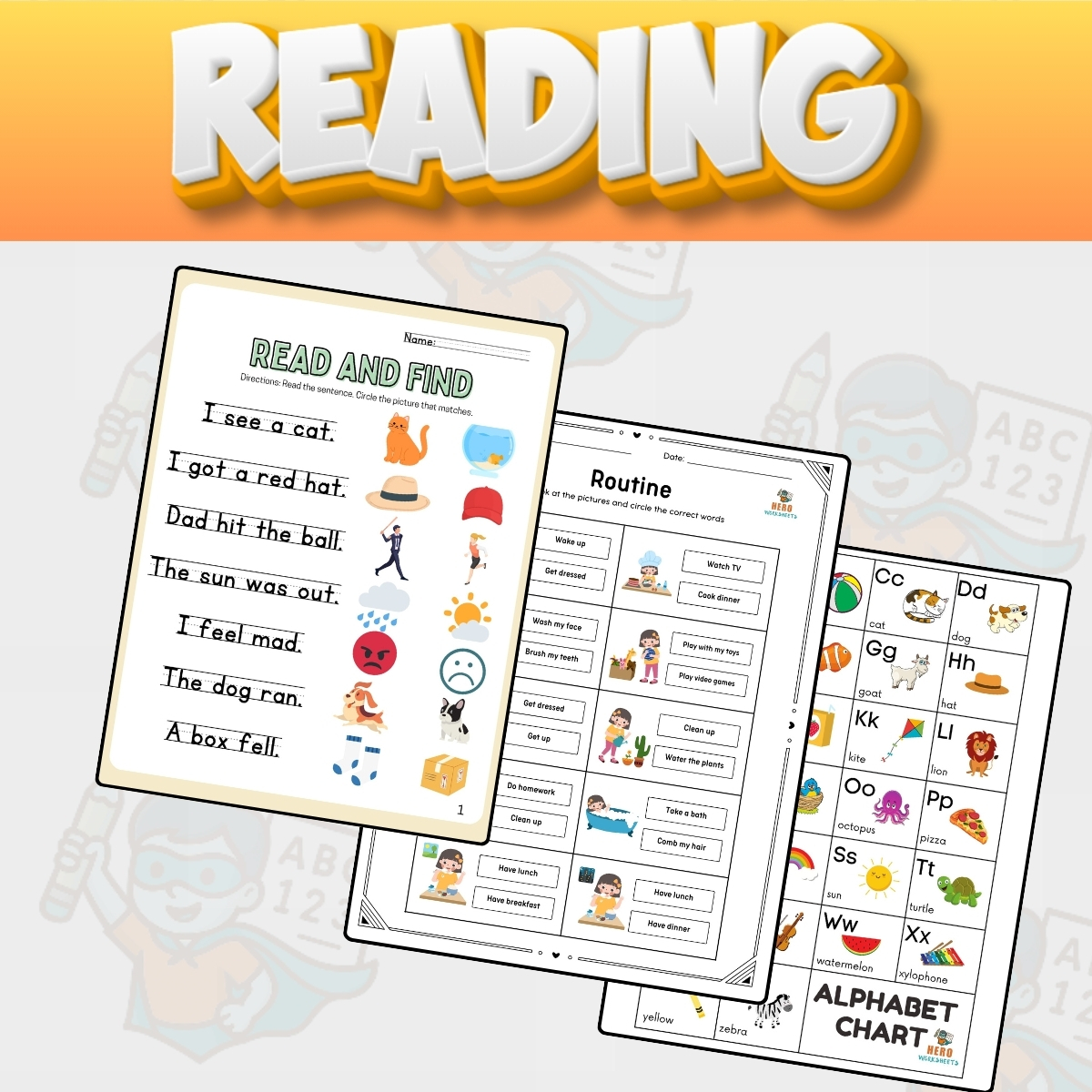 Home 4 Reading Worksheets