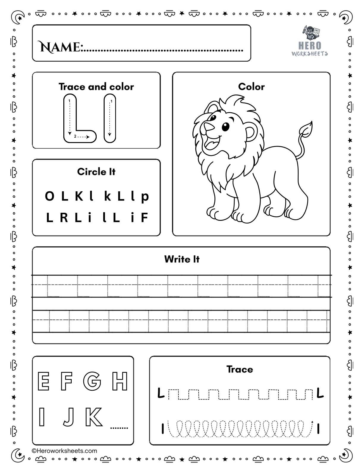 Free Printable Preschool Worksheets Tracing Letters PDF 13 Tracing Letter L Preschool Worksheet Printable