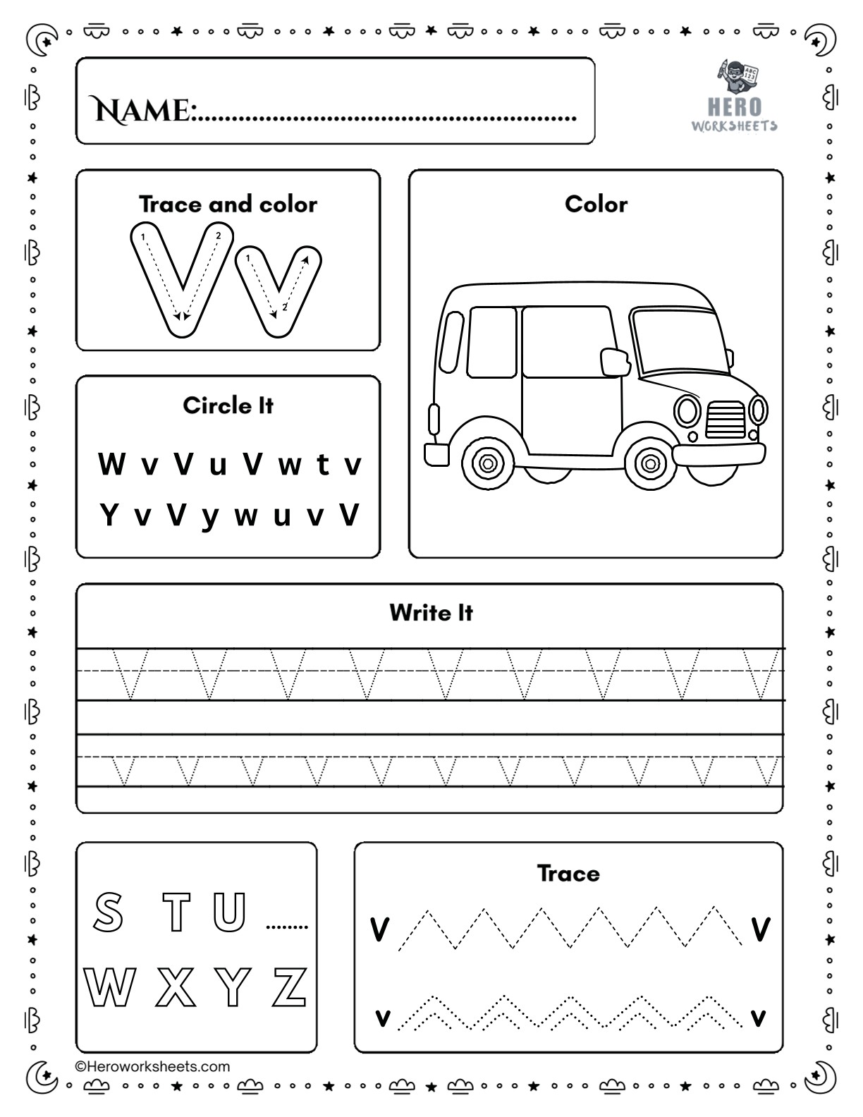 Free Printable Preschool Worksheets Tracing Letters PDF 23 Tracing Letter V Preschool Worksheet Printable